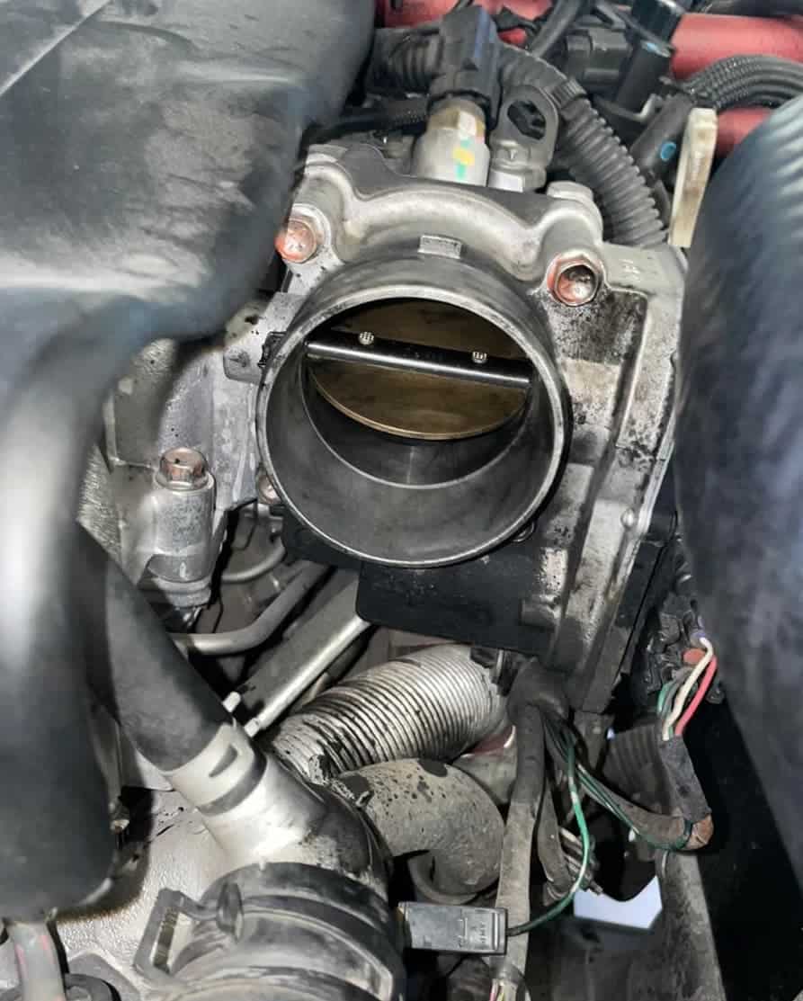 Clean intake after Engine Carbon Cleaning in Sydney